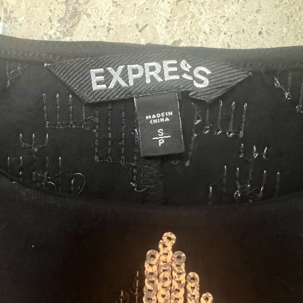 Express Southwest Sequins Design Dress Size Small - Picture 2 of 4